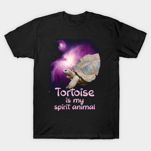 Tortoise is my Spirit Animal, Tortoise Lover Gift T-Shirt by Fusti
